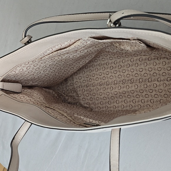 Guess Pale Pink Leather Tote - Picture 6 of 8